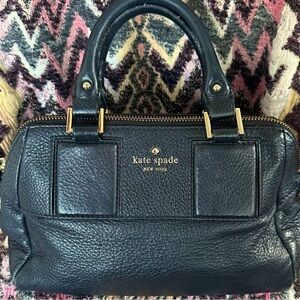 Kate Spade Summit Court Brantley Black Leather
Satchel Handbag